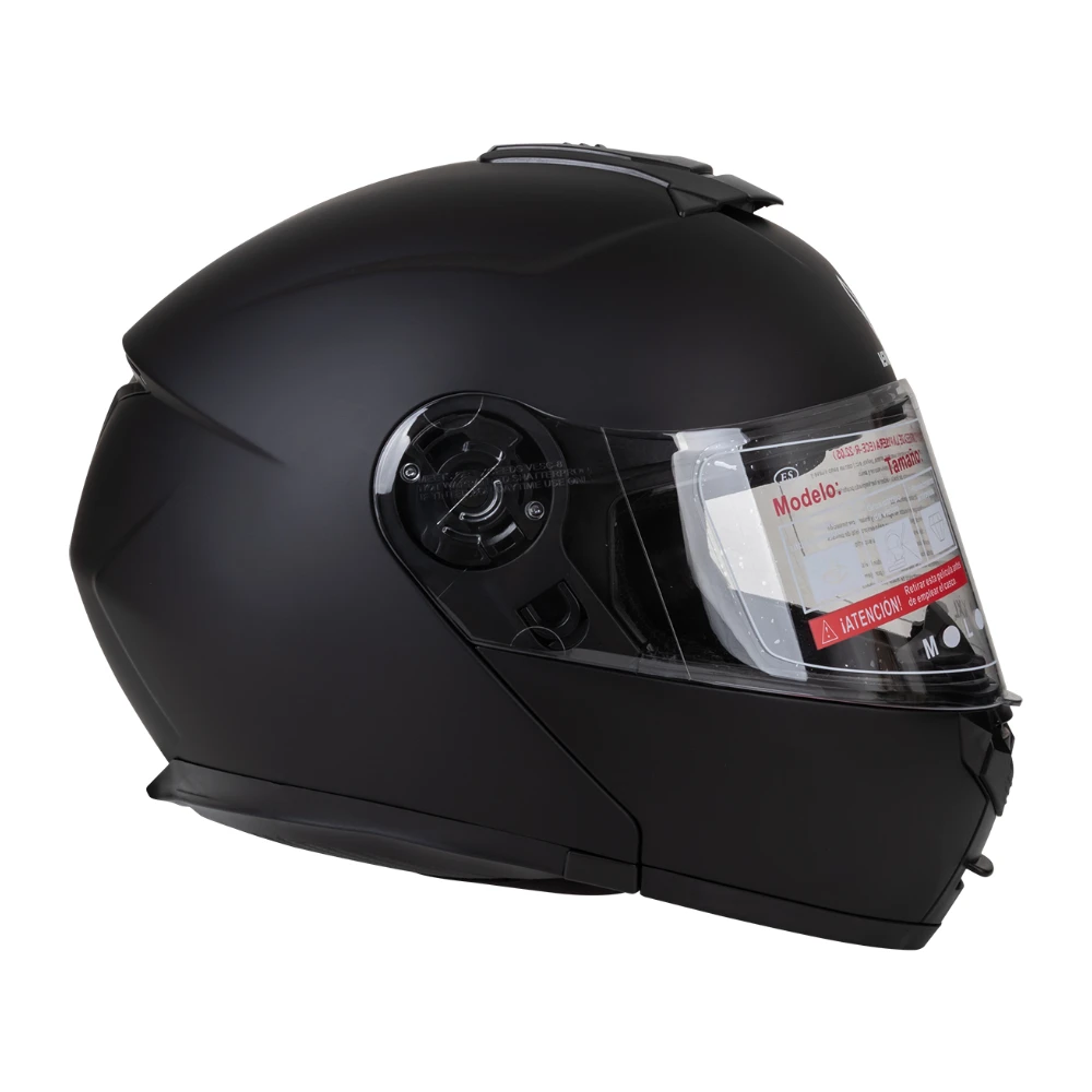 Casco Abatible Doble Visor Negro Mate Talla L Vendell